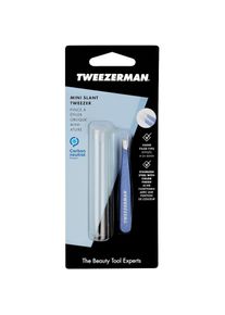 Tweezerman , Pinzette »Mini Slant Tweezer: Schräge Pinzette in Granite Sky«, Präzise, um Haare an der Wurzel zu entfernen. , blau , Wow-Brows easy...