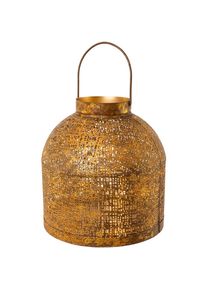 Creativ deco , Windlicht »Weihnachtsdeko«, (1 St.), mit mattem Finish , braun