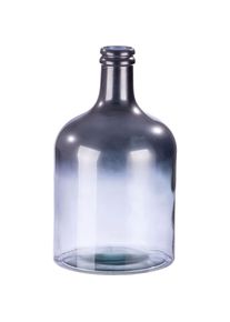 Gilde , Bodenvase »Flaschenvase Douro, Höhe ca. 43 cm«, (1 St.), dekorative Vase aus recyceltem Glas, Blumenvase , silberfarben