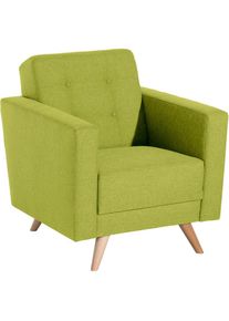 Max Winzer , Sessel »Julius, Loungesessel«, mit Knopfheftung , apfel