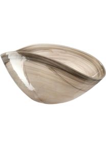 Leonardo , Schale »ALABASTRO«, aus Glas, 38x20 cm , beige