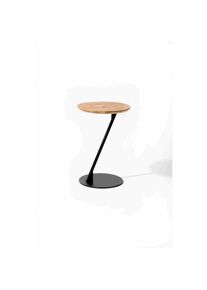 Andas , Couchtisch »Kurikka«, Tischplatte aus massiver Eiche, Gestell aus Metall , natur + schwarz + natur
