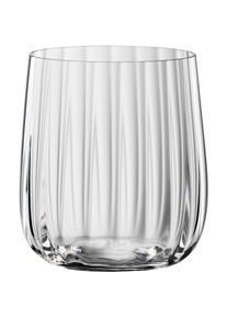 Spiegelau , Becher »LifeStyle«, (Set, 4 tlg., Set bestehend aus 4 Gläsern), 340 ml, 4-teilig , transparent