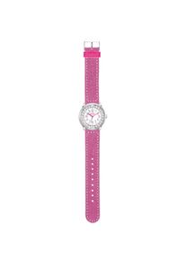 Scout , Quarzuhr »The Darling Collection, 280381005«, Schmucksteine, ideal auch als Geschenk , pink , Bezaubernde Kinderarmbanduhr