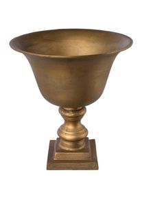 Creativ deco , Dekovase, (1 St.), in Pokal Form , goldfarben