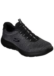 Skechers , Slip-On Sneaker »SUMMITS«, Slipper, Freizeitschuh in komfortabler Schuhweite , schwarz , 39 , 39 , Sportiver Halbschuh zum Schlupfen