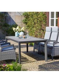 siena GARDEN , Garten-Essgruppe »Solea«, (7 tlg.) , grau/anthrazit