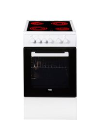 Beko, Elektro-Standherd &raquo;FSS57000GW&laquo; Simple Steam Reinigungsfunktion mit Kleinfl&auml;chengrill, wei&szlig;, Kleinfl&auml;chengrill erm&ouml;glicht gezieltes Grillen 