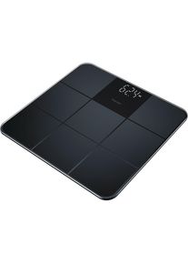 Beurer , Personenwaage »GS 235 Glaswaage mit Magic-LED Display - erscheint nur bei Messung«, Elegante Oberfläche mit matter Fliesenstruktur,...