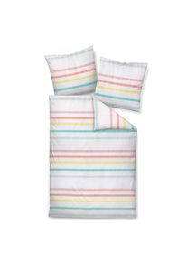 Janine , Bettwäsche »87101 J. D., Mako-Satin aus 100 % Baumwolle« , bunt , B/L: 200 cm x 200 cm