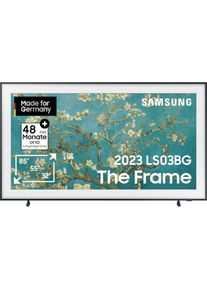 Samsung , LED-Fernseher »GQ50LS03BGU«, Smart-TV-Google TV, Mattes Display, Austauschbare Rahmen, Art Mode , schwarz , Die QLED-Bildqualität bringt...