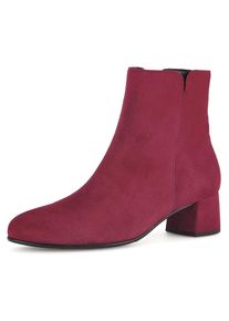 Gabor , Stiefelette, Blockabsatz, Businesschuh, Ankleboots mit Best Fitting-Ausstattung , bordeaux-rot , 43 , 43 , Elegante Stiefelette mit...