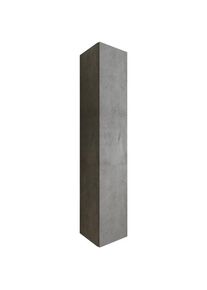 Welltime , Hängeschrank »Hamburg«, Badschrank mit 1 Tür, Höhe 138 cm, Breite 25 cm , Beton-Optik