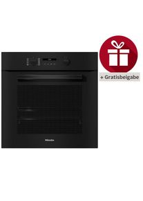 Miele , Backofen »H 2861-1 B 125 Edition«, mit Vollauszug, PerfectClean , Obsidianschwarz