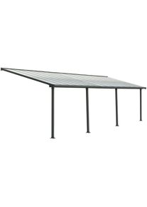 Palram - Canopia , Terrassendach »Olympia 3x9.15«, BxT: 924x295 cm , grau