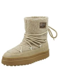 Gant , Winterboots »Snowhill«, Snowboots, Winterstiefel, Schlupfstiefel mit Warmfutter , helltaupe-beige , 37 , 37 , Coole Winterboots mit...