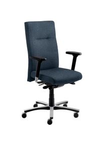 mayer Sitzmöbel Mayer Sitzmöbel , Bürostuhl, Polyester, "myNEW VISION XXL" , jeansblau + Alu