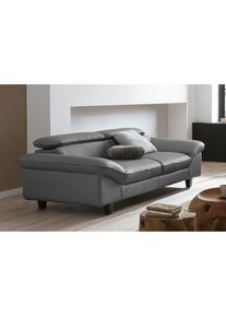 Home Affaire , 2-Sitzer &raquo;Pilot&laquo; Big-Sofa mit Kopfteilverstellung , fango