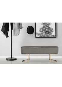 Kayoom , Sitzbank »Pera 225, Edler Touch durch goldenes Gestell, Gemütliche Polsterung«, (1 St.), edles Design, bequem, samtweich, Dekorativ,...