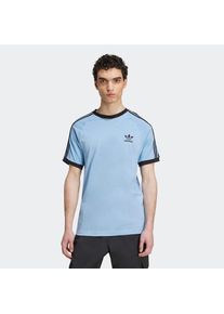 adidas originals , T-Shirt »3-STRIPES TEE« drei Streifen T-Shirt , Ash Blue / Black , M , M , Dieses klassische, vielseitige T-Shirt lässt sich...