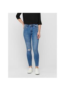 Only , High-waist-Jeans »ONLMILA« , medium-blue-denim , Länge 34 , 29 -Länge 34 , 29 , Skinny Fit Passform schmiegt sich perfekt an und betont die...