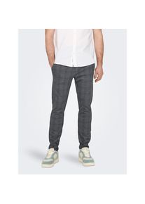 Only & Sons ONLY & SONS , Chinohose »ONSMARK SLIM CHECK 020919 PANT NOOS« , Dress Blues , Länge 32 , 32 -Länge 32 , 32 , Stylische Chino Hose von Only & Sons