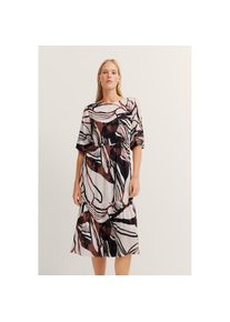 Bugatti, Damen, Sommerkleid mit Volants & Teilungsn&auml;hten, 680-rost, Normalgr&ouml;&szlig;en, 48 -Normalgr&ouml;&szlig;en, 680-rost, Aus reiner Viskose