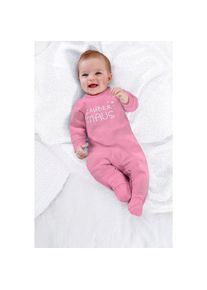 Kidsworld , Schlafoverall »Zaubermaus« aus Bio-Baumwolle , rosa , 74/80 , 74/80 , Schlafanzug von Klitzeklein für Mädchen