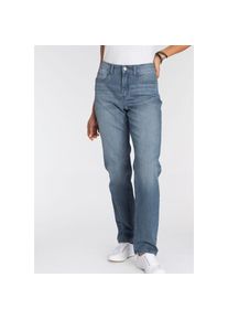 MAC, Damen, Bequeme Jeans &raquo;Stella&laquo; Gerader Beinverlauf, mid blue main wash, L&auml;nge 34, 36 -L&auml;nge 34, mid blue main wash, Stretch-Jeans Stella von MAC
