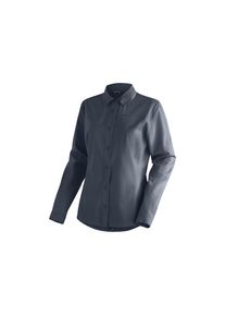 Maier Sports , Funktionsbluse »Magos L/S W«, Damen Hemdbluse, atmungsaktives Freizeit-Hemd, Taillierter Schnitt , grau , 42 , 42 , Funktionales...