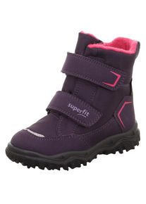 Superfit , Kinder , Winterstiefel »HUSKY WMS: Mittel« Snowboots mit wärmendem Textilfutter, Größenschablone zum Download , lila-pink , 32 , 32 ,...