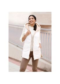 Classic Basics , Damen , Wendeweste , beige-ecru , 46 , 46 , mit Kapuze