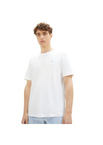 Tom Tailor Denim , T-Shirt »Crewneck«, mit kleinem Logo-Print , white , S , S , T-Shirt von Tom Tailor Denim