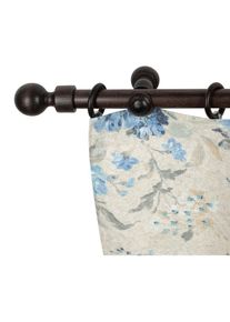 SN DECO GROUP , Gardinenstange »Giro«, 1 läufig-läufig, Fixmaß, 28 mm, Holz, verschiedenen Längen und Farbe, Komplettset , wengefarben , L: 200 cm
