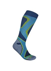 Bauerfeind, Damen, Sportsocken &raquo;Run Performance Compression Socks&laquo; mit Kompression, blau/S, 44-46, blau/S, weniger Vibrationen der Wadenmuskulatur