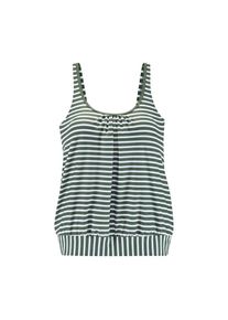 Venice Beach, Damen, Oversize-Tankini-Top &raquo;Summer&laquo; mit verstellbaren Tr&auml;gern, oliv gestreift, N-Gr, 40 -N-Gr, oliv gestreift, Mix-Kini zum mixen nach 