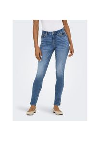 Only , Damen , Skinny-fit-Jeans »ONLWAUW MW ZIP SK ANK DNM BOX« , Medium Blue Denim , Länge 30 , XL (42) -Länge 30 , XL (42) , Knöchellange Jeans...