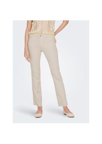 Only , 7/8-Jeans »ONLANN-KENYA MW CR AK FLA ECRU DNM NOOS« , Ecru , Länge 32 , M (38) -Länge 32 , M (38) , Verkürzte Jeans von Only
