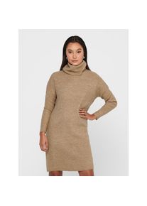 Only , Strickkleid »ONLJANA L/S COWLNCK DRESS« , col. indian tan , N-Gr , S -N-Gr , S , Elastisches Material sorgt für eine optimale Passform und...