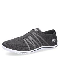 Dockers by Gerli , Barfußschuh, Schlupfschuh, Sneaker, Sommerschuh in lässiger Strick-Optik , dunkelgrau , 40 , 40 , Barfuß reinschlupfen und sich...