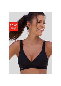 H.I.S. H.I.S , Sport-BH, ohne Bügel in Bralette-Schnittform aus Baumwollqualität , schwarz