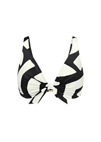 Triumph, Damen, B&uuml;gel-Bikini-Top &raquo;Summer Allure W&laquo; moderner Druck, WHITE - DARK COMBINATION, Cup D, 40 -Cup D, WHITE - DARK COMBINATION, 