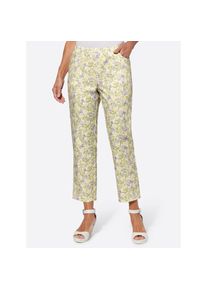 Classic Basics , 7/8-Hose , champagner-flieder-bedruckt , Normalgrößen , 40 -Normalgrößen , 40 , besonders weiche Qualität