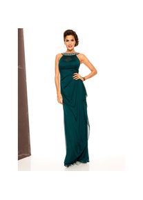 Heine , Abendkleid »Abendkleid« , smaragd , Normalgrößen , 48 -Normalgrößen , 48 , Elegant, mit modischem Besatz