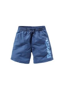 Bench. , Badeshorts, mit trendigem Logoschriftzug , blau , N-Gr , 134/140 -N-Gr , 134/140 , Mit Logoschriftzug seitlich