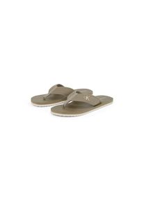 Calvin Klein Jeans , Zehentrenner »THONG+ CV«, Sommerschuh, Strandschuh, Badeschuh, Schlappen mit weichem Zehensteg , khaki-beige , 46 , 46 , Ideal...
