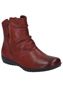 Josef Seibel , Stiefelette »Naly 24«, Reißverschluss Stiefel, Winterstiefelette mit zwei Reißverschlüssen , rot used , 43 , 43 , Seitlicher...