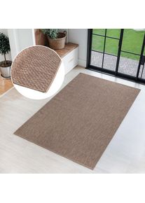 my home , Teppich »Rhodos, In-und Outdoor geeignet« rechteckig 3 mm Höhe Sisal-Optik, Wetterfest & UV-beständig, Wohnzimmer, Balkon, Camping , sand...