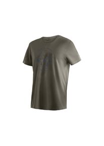 Maier Sports , T-Shirt »Dieter Print«, Herren Funktionsshirt, Freizeitshirt mit Aufdruck, Regular Fit , schlamm , XXL , XXL , Funktionales T-Shirt...