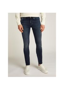 Calvin Klein Jeans , Stretch-Jeans »SKINNY«, Coinpocket, Logostickerei , Denim Black , Länge 32 , 38 -Länge 32 , 38 , Jeans von Calvin Klein Jeans...